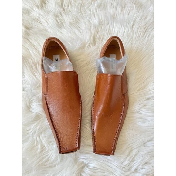 Dune Justus Mens Handcrafted Leather Loafers Shoes New 44 main image 4